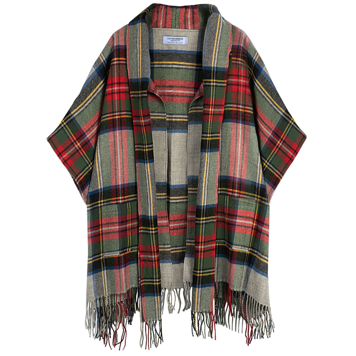 Robyn Stewart Dess Silver Modern Tartan Lambswool Jacket